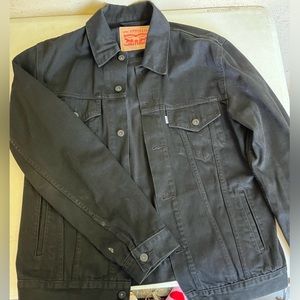 Levis Jean Black Jacket